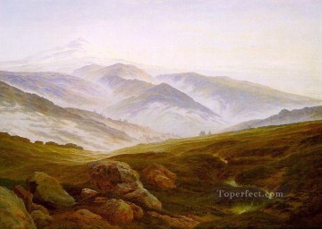  Caspar Pintura Art%C3%ADstica - Riesengebirge Paisaje romántico Caspar David Friedrich